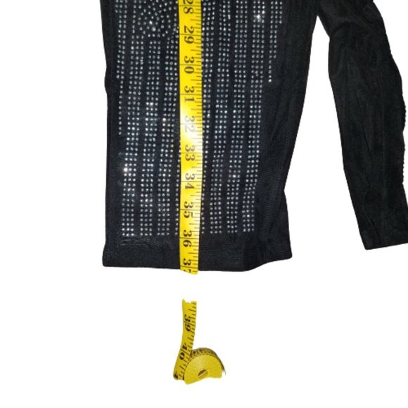 Sexy Sequin Rhinestone Romper/Jumpsuit Size Large - Picture 9 of 11